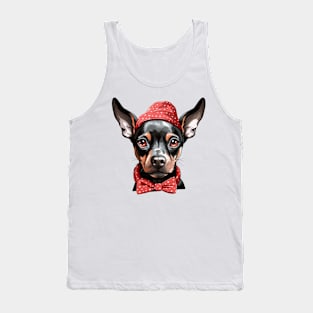 Fancy Doberman Pinscher Dog Tank Top